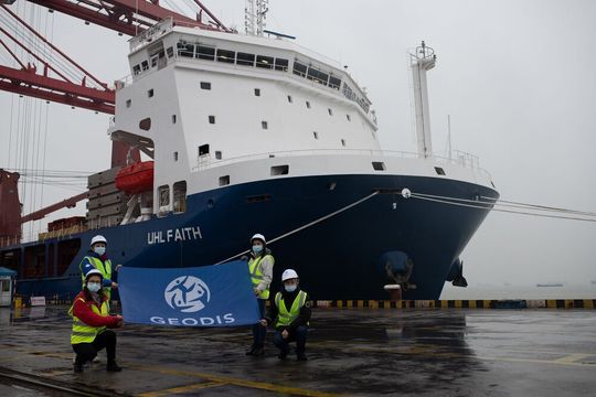Am 28. Februar soll es in Hamburg ankommen, das erste von Geodis komplett gecharterte Frachtschiff. Am 28. Februar soll es in Hamburg ankommen, das erste von Geodis komplett gecharterte Frachtschiff.