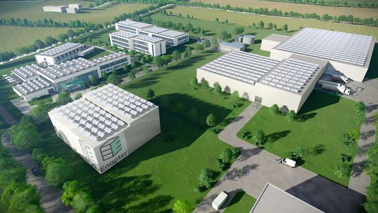 Enapter baut ab September, wie es heißt, diese bereits angekündigte Wasserstoff-Elektrolyseanlage, die 300 Arbeitsplätze bringt. Die Generalplanung übernimmt die Goldberg GmbH. Enapter baut ab September, wie es heißt, diese bereits angekündigte Wasserstoff-Elektrolyseanlage, die 300 Arbeitsplätze bringt. Die Generalplanung übernimmt die Goldberg GmbH.