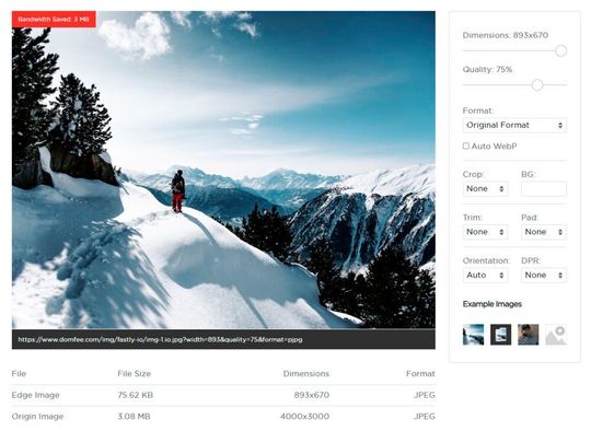 Überzeugen Sie sich selbst von den vielen Features in Fastlys Online Demo Tool.
