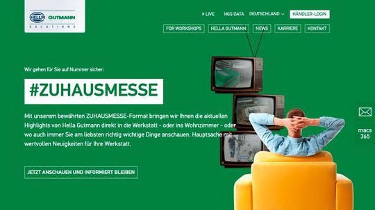 Werkstätten können sich bei Hella Gutmann aktuelll wieder per Internet über Produktneuheiten informieren. Werkstätten können sich bei Hella Gutmann aktuelll wieder per Internet über Produktneuheiten informieren.