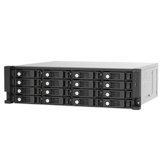 Die Qnap-TL-SAS-Speichergehäuse eigenen sich zum Ausbau von NAS- und Windows-Server-Systemen. Die Qnap-TL-SAS-Speichergehäuse eigenen sich zum Ausbau von NAS- und Windows-Server-Systemen.