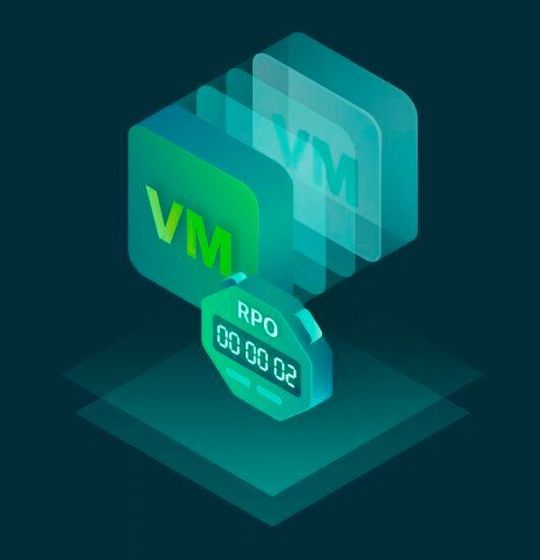 Die neue CDP-Funktion für virtuelle Maschinen begrenzt Datenverluste virtueller Maschinen auf zwei Sekunden. Die neue CDP-Funktion für virtuelle Maschinen begrenzt Datenverluste virtueller Maschinen auf zwei Sekunden.
