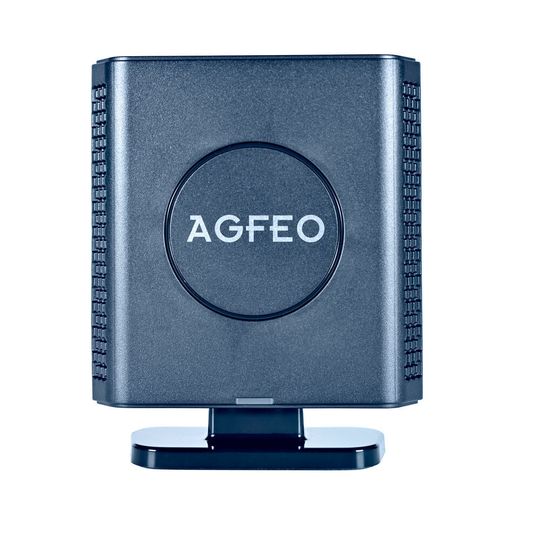 Der DECT IP-Repeater Pro von Agfeo ist ab sofort in der Farbe Schwarz verfügbar. Der DECT IP-Repeater Pro von Agfeo ist ab sofort in der Farbe Schwarz verfügbar.