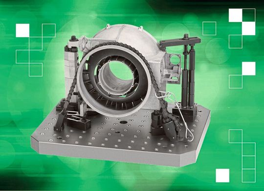 Die Kettenspanner von Norelem ermöglichen ein sicheres Spannen und Fixieren von Werkstücken mit unregelmäßigen Konturen & Formen.