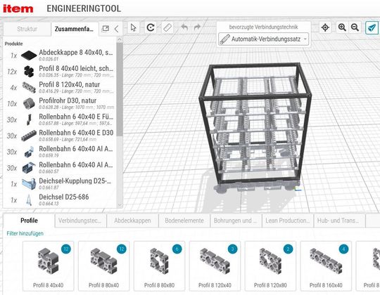 Mit dem Item-Engineeringtool konstruiert man standardmäßige und spezifische Wagen und Ladungsträger von Routenzügen. Man kann dabei auf das entsprechende Item-Komponentensortiment zurückgreifen. Mit dem Item-Engineeringtool konstruiert man standardmäßige und spezifische Wagen und Ladungsträger von Routenzügen. Man kann dabei auf das entsprechende Item-Komponentensortiment zurückgreifen.