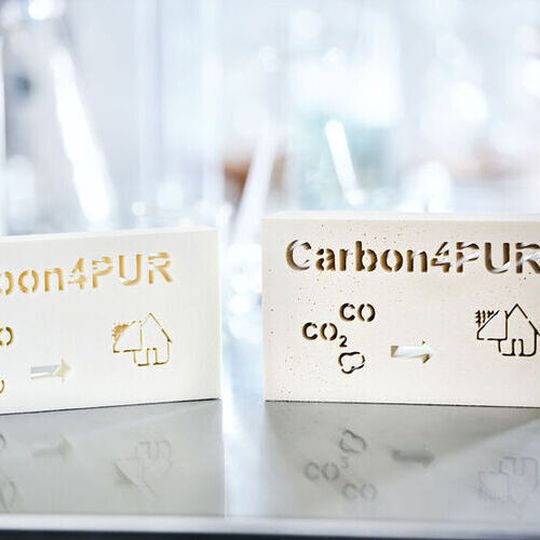 Insulating panels made of rigid polyurethane foam based on the Carbon4pur technology. Insulating panels made of rigid polyurethane foam based on the Carbon4pur technology.