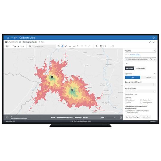 Disy hat ein Update für Cadenza veröffentlicht, das auch neue Geo-Analytics-Funktionen enthält. Disy hat ein Update für Cadenza veröffentlicht, das auch neue Geo-Analytics-Funktionen enthält.