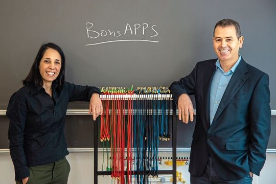Nuria Pazos et Nabil Ouerhani coordonnent le projet européen BonsAPPs. Nuria Pazos et Nabil Ouerhani coordonnent le projet européen BonsAPPs.