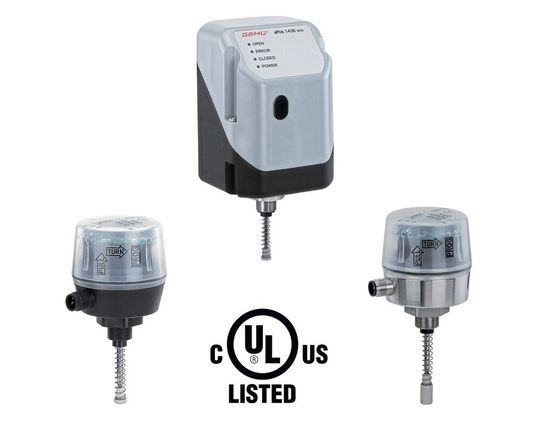 Die Stellungsrückmelder und Stellungsregler v. l. n. r.: Gemü 1234, Gemü 1436 „eco cPos“ und Gemü 1235 Die Stellungsrückmelder und Stellungsregler v. l. n. r.: Gemü 1234, Gemü 1436 „eco cPos“ und Gemü 1235