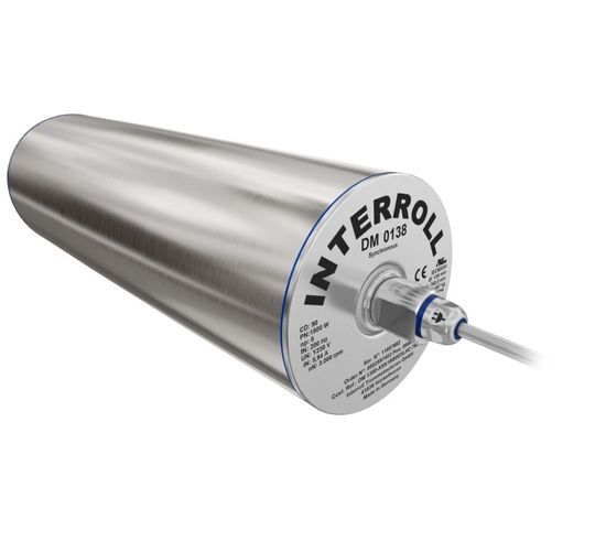 Interroll hat jetzt einen stärkeren Synchron-Trommelmotor im Programm. Die Baureihe DM 0138 bringt 1,8 Kilowatt Dynamik in Logistikzentren. Er genügt auch den EHED-Vorschriften für den Lebensmittelsektor, heißt es weiter. Interroll hat jetzt einen stärkeren Synchron-Trommelmotor im Programm. Die Baureihe DM 0138 bringt 1,8 Kilowatt Dynamik in Logistikzentren. Er genügt auch den EHED-Vorschriften für den Lebensmittelsektor, heißt es weiter.