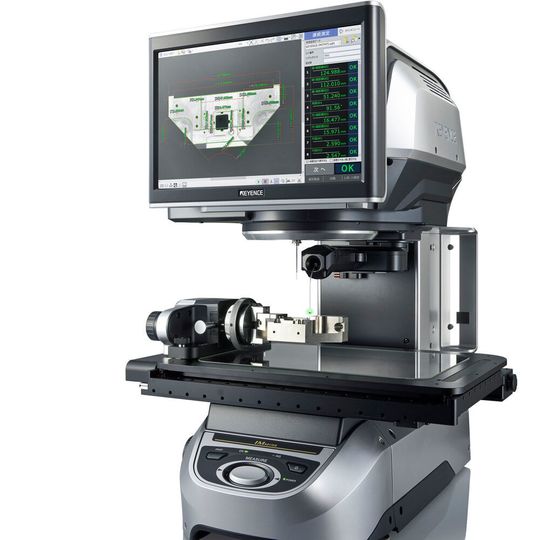 The IM-8000 can perform a whole range of new measurements including symmetry, plane measurements, flatness, cylindricity, coaxiality and run-out, delivering new data visualisations including roundness graphs. The IM-8000 can perform a whole range of new measurements including symmetry, plane measurements, flatness, cylindricity, coaxiality and run-out, delivering new data visualisations including roundness graphs.