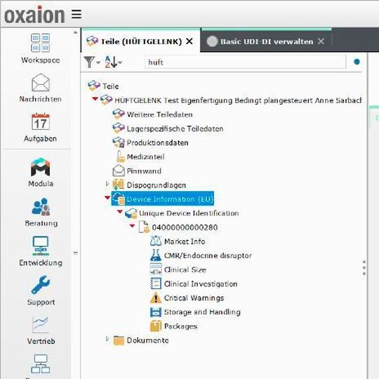 Oxaions ERP-System wurde 2018 Sieger des Jahres in der Kategorie Medizintechnik. Oxaions ERP-System wurde 2018 Sieger des Jahres in der Kategorie Medizintechnik.