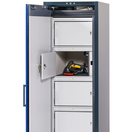 Schließfachschrank für Lithium-Ionen-Batterien Schließfachschrank für Lithium-Ionen-Batterien