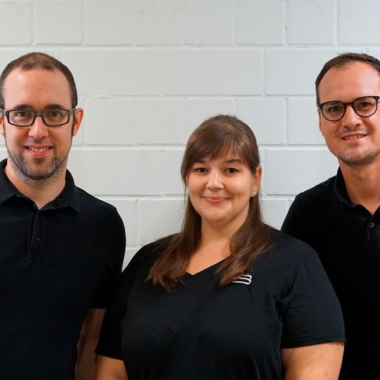 Das Boxlab-Team mit Mischa Feig, Lisa Raschke und Marcel Schuetz (v.l.) Das Boxlab-Team mit Mischa Feig, Lisa Raschke und Marcel Schuetz (v.l.)