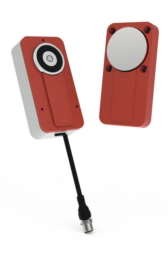 Der elektromagnetische Sicherheitsschalter 440G-EZ von Rockwell verwendet eine magnetische Verriegelungsfunktion (Power-to-Lock, PTL), die die Stabilität der Tür erhöht und Fehlausrichtungen ebenso wie Fehlauslösungen reduziert.