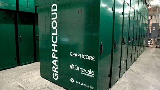 Per il Graphcloud, Graphcore collabora con Cirrascale, un cloud provider specializzato in applicazioni di deep learning.