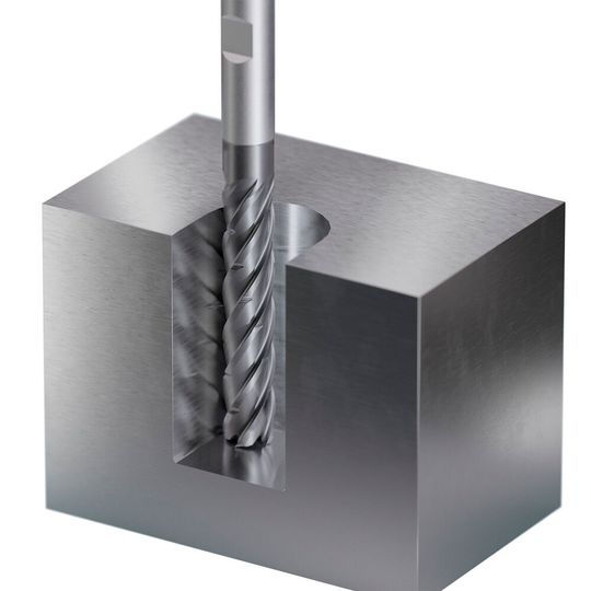 Ideal for deep cavities: The new Carb Loop trochoidal milling cutter from LMT Tools guarantees maximum machining performance. Ideal for deep cavities: The new Carb Loop trochoidal milling cutter from LMT Tools guarantees maximum machining performance.