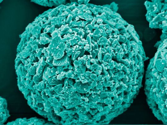Empa-Forschende entwickeln neuartige Filtersysteme aus Kompositmaterialien. Im Bild: Keramikgranulat mit Kupfer-Nanobeschichtung. Empa-Forschende entwickeln neuartige Filtersysteme aus Kompositmaterialien. Im Bild: Keramikgranulat mit Kupfer-Nanobeschichtung.