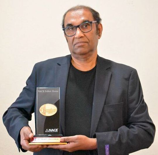 Dr. Nihal Obeyesekere Head of Global Innovation Integrity Management for Business Unit Oil and Mining Services at Clariant, has won the 2021 NACE Fellow Honor from the Association for Materials Protection and Performance (AMPP). Dr. Nihal Obeyesekere Head of Global Innovation Integrity Management for Business Unit Oil and Mining Services at Clariant, has won the 2021 NACE Fellow Honor from the Association for Materials Protection and Performance (AMPP).