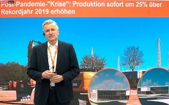 Frank Blase präsentiert die Zahlen für 2020. Nach -4,7 % im vergangenen Jahr, steckt Igus jetzt in einem unerwarteten Auftragsboom. Frank Blase präsentiert die Zahlen für 2020. Nach -4,7 % im vergangenen Jahr, steckt Igus jetzt in einem unerwarteten Auftragsboom.