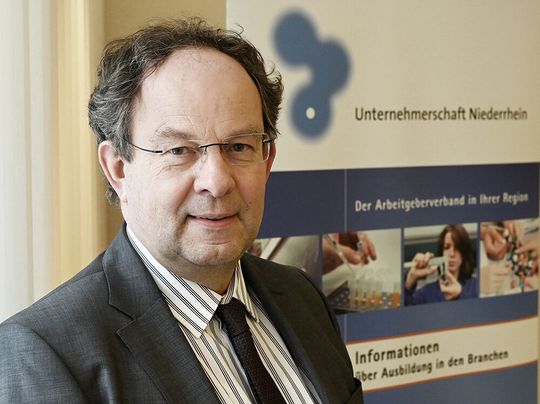 Peters-Chef Ralf Schwartz ist als Vorsitzender der Unternehmerschaft Chemie Niederrhein bestätigt.