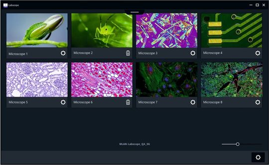 Abb.4: Durch Software-Programme wie Labscope lassen sich Mikroskopbilder leichter archivieren, durchsuchen und mit anderen Anwendern teilen.