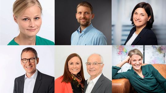 Die neuen Köpfe der Medizintechnik-Branche. Die neuen Köpfe der Medizintechnik-Branche.
