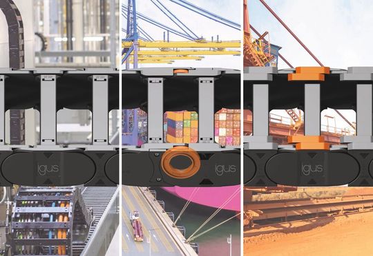 Wenn es um die Überbrückung langer Wege geht, verweist Igus auf seinen Energieketten-Baukasten E4.1. Diesen hat das Unternehmen jetzt außerdem durch robustere Rollen und Gleitschuhe erweitert. Wenn es um die Überbrückung langer Wege geht, verweist Igus auf seinen Energieketten-Baukasten E4.1. Diesen hat das Unternehmen jetzt außerdem durch robustere Rollen und Gleitschuhe erweitert.