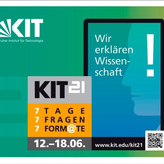 An sieben Tagen präsentiert das KIT relevante Themen in verschiedenen Formaten. An sieben Tagen präsentiert das KIT relevante Themen in verschiedenen Formaten.