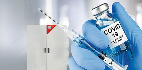 In Konstantklimaschränken von Binder können Corona-Impfstoffe auf ihre Haltbarkeit getestet werden. In Konstantklimaschränken von Binder können Corona-Impfstoffe auf ihre Haltbarkeit getestet werden.