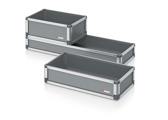Die neuen Sondermaßbehälter von Auer Packaging gibt es in praktisch jeder individuellen Größe. Die neuen Sondermaßbehälter von Auer Packaging gibt es in praktisch jeder individuellen Größe.