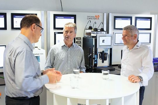V. l. n. r.: Lucian Dold, Andreas Leu und Daniel Gillmann. V. l. n. r.: Lucian Dold, Andreas Leu und Daniel Gillmann.