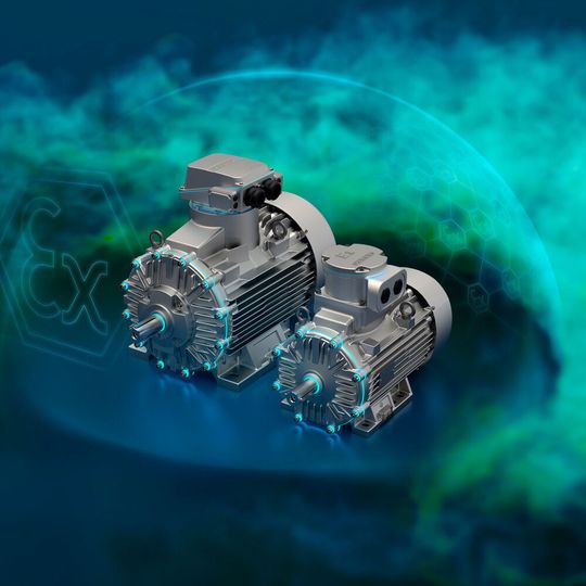 Die druckfesten Motoren der Niederspannungsmotorenreihe Simotics XP sind nun über das gesamte Leistungsspektrum von 0,25 bis 460 kW in den Gasgruppen IIB und IIC verfügbar. Die druckfesten Motoren der Niederspannungsmotorenreihe Simotics XP sind nun über das gesamte Leistungsspektrum von 0,25 bis 460 kW in den Gasgruppen IIB und IIC verfügbar.