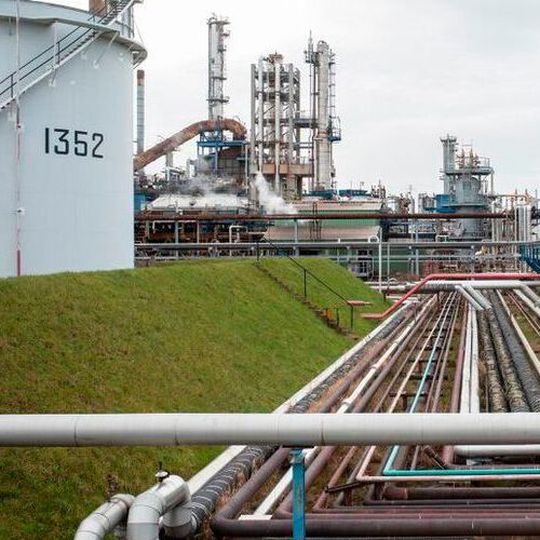 The refinery in Kalundborg, Denmark. The refinery in Kalundborg, Denmark.