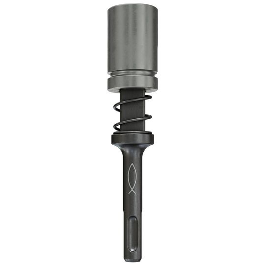 Mit dem neuen Bolzensetzgerät FA-ST II Setzgerät reduziert sich auch Kraftaufwand pro Befestigungspunkt beim Setzen von Bolzenankern. Auch, weil das Tool mit einem 2- bis 3-Kilogramm-Bohrhammer arbeiten kann. Davon profitierten die Werker vor allem bei einer Serienmontage.