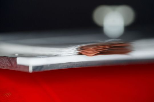 Elektrodenstapel für die Zellfertigung von Batterien.