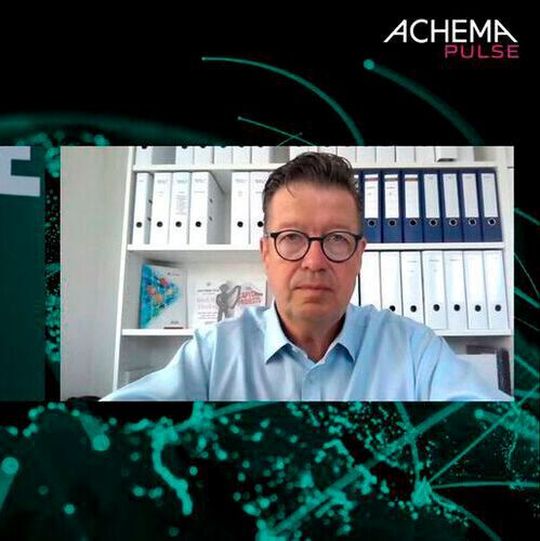 Day 2 at Achema Pulse Live: Exclusive interview with Dr. Klaus Schäfer, Chief Technology Officer at Covestro. Day 2 at Achema Pulse Live: Exclusive interview with Dr. Klaus Schäfer, Chief Technology Officer at Covestro.