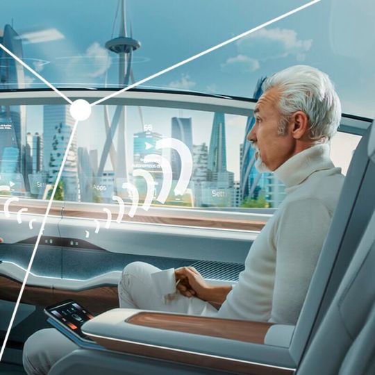 Radarsystem: Die Sicherheit der Insassen wird mit In-Cabin-Monitoring-Systemen überwacht. Radarsystem: Die Sicherheit der Insassen wird mit In-Cabin-Monitoring-Systemen überwacht.