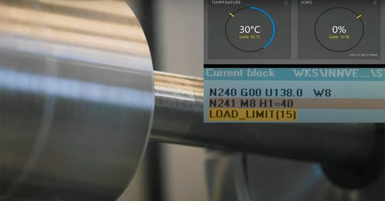 Silent Tools Plus von Sandvik Coromant gibt es jetzt auch maschinenintegriert. Hier ein Blick auf die vibrationsdämpfende Bohrstange des Systems mit Anzeige. Es ist ein Teil einer neuen Automatisierungmöglichkeit von Dreh-Bohr-Prozessen, die Fehler vermeiden hilft. Silent Tools Plus von Sandvik Coromant gibt es jetzt auch maschinenintegriert. Hier ein Blick auf die vibrationsdämpfende Bohrstange des Systems mit Anzeige. Es ist ein Teil einer neuen Automatisierungmöglichkeit von Dreh-Bohr-Prozessen, die Fehler vermeiden hilft.