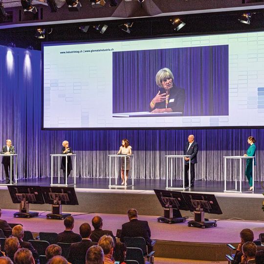 Am 14. Swissmem Industrietag in Lugano diskutierten profilierte Persönlichkeiten die Zusammenhänge zwischen Freihandel, Wohlstand und Nachhaltigkeit. Am 14. Swissmem Industrietag in Lugano diskutierten profilierte Persönlichkeiten die Zusammenhänge zwischen Freihandel, Wohlstand und Nachhaltigkeit.