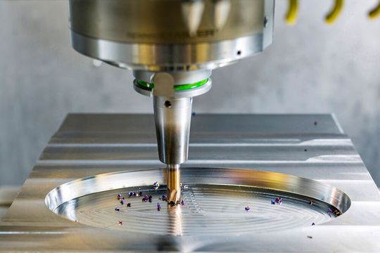The Optimill-3D-HF high-feed milling cutter for machining operations with a high material removal rate and high process reliability. The Optimill-3D-HF high-feed milling cutter for machining operations with a high material removal rate and high process reliability.