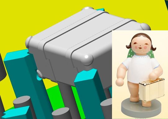 Bild 3: Für den Koffer erhielt das Unternehmen den Zinkdruckgusspreis auf der Euroguss 2020.