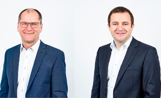 Gerald Lassau (l.) und Thomas Furthmayr haben die Geschäftsführung der Knapp IT Solutions Deutschland GmbH übernommen. Gerald Lassau (l.) und Thomas Furthmayr haben die Geschäftsführung der Knapp IT Solutions Deutschland GmbH übernommen.