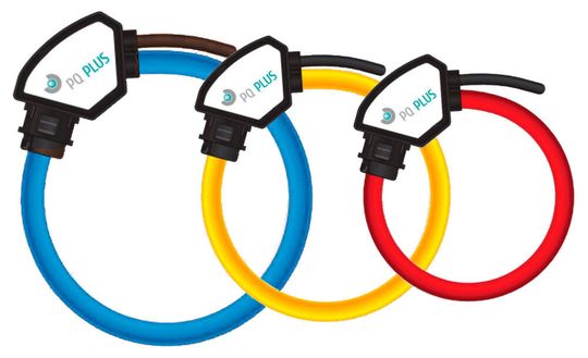 Die Rogowski-Spulen des Typs MMD-Flex-Set können direkt an den Messkoffer angeschlossen werden.