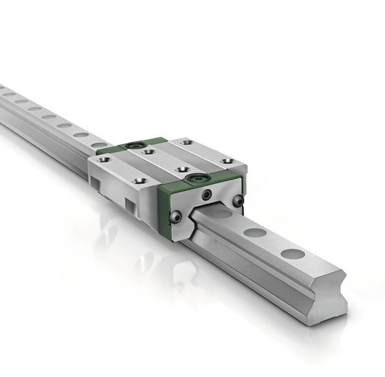 Rundum neu konzipiert: Rollenumlaufeinheit RUE-F der sechsten Generation von Schaeffler.