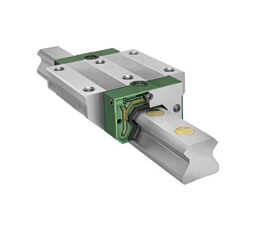 Fluidtechnisch optimierte Schmierkanäle sorgen für gleichmäßige und sichere Schmierstoffversorgung unabhängig von Einbaulage und Art des Schmierstoffes.