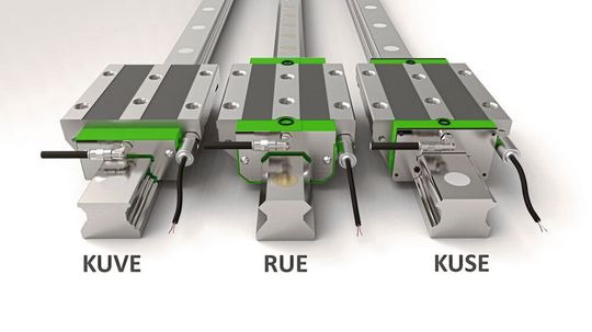 Schaeffler Durasense wird optional für die Profilschienenführungen der Baureihen Kuve, RUE und Kuse angeboten.