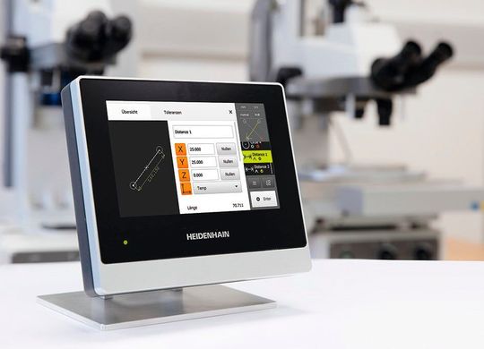 Heidenhain Quadra-Chek 2000: Die neue Auswerte-Elektronik für 2-D-Messaufgaben. Heidenhain Quadra-Chek 2000: Die neue Auswerte-Elektronik für 2-D-Messaufgaben.