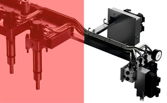 Oerlikon HRS Flow's new Mechanical Stroke Regulator (MSR) for hydraulic driven valve gate systems provides an easy-to-use way to adjust and balance melt flow at different gating points. Oerlikon HRS Flow's new Mechanical Stroke Regulator (MSR) for hydraulic driven valve gate systems provides an easy-to-use way to adjust and balance melt flow at different gating points.