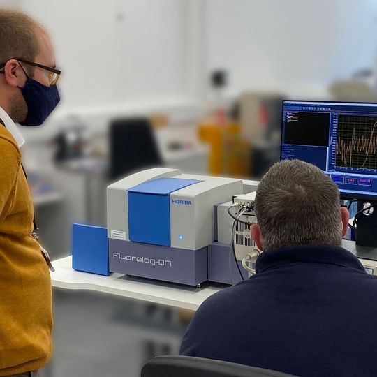 The first UK installation of Horiba’s Fluorolog-QM modular research-grade fluorescence spectrometer, the world’s highest-performance fluorescence analyser, at Northumbria University. The first UK installation of Horiba’s Fluorolog-QM modular research-grade fluorescence spectrometer, the world’s highest-performance fluorescence analyser, at Northumbria University.